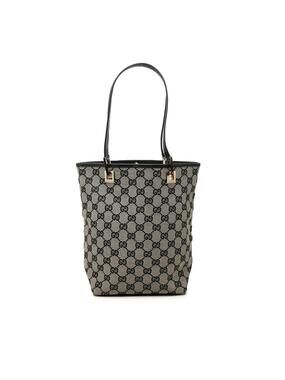 Gucci Gg Canvas Tote Pre-Loved Beige #325809G48B